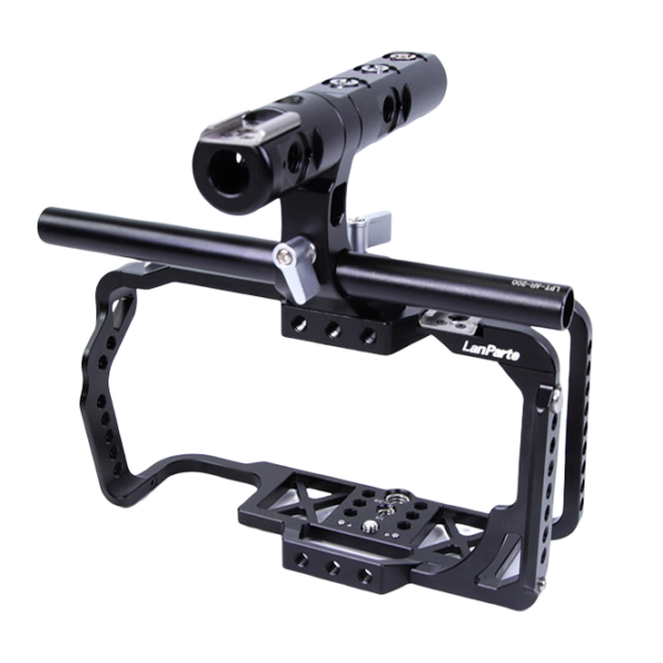 LanParte Blackmagic PCC 4K Full Cage with SSD-T5 Clamp