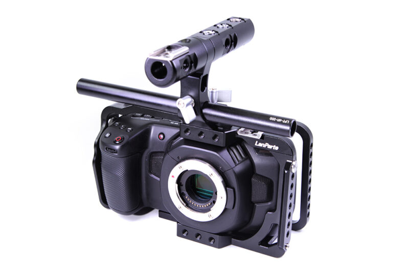 LanParte Blackmagic PCC 4K Full Cage with SSD-T5 Clamp - Image 4