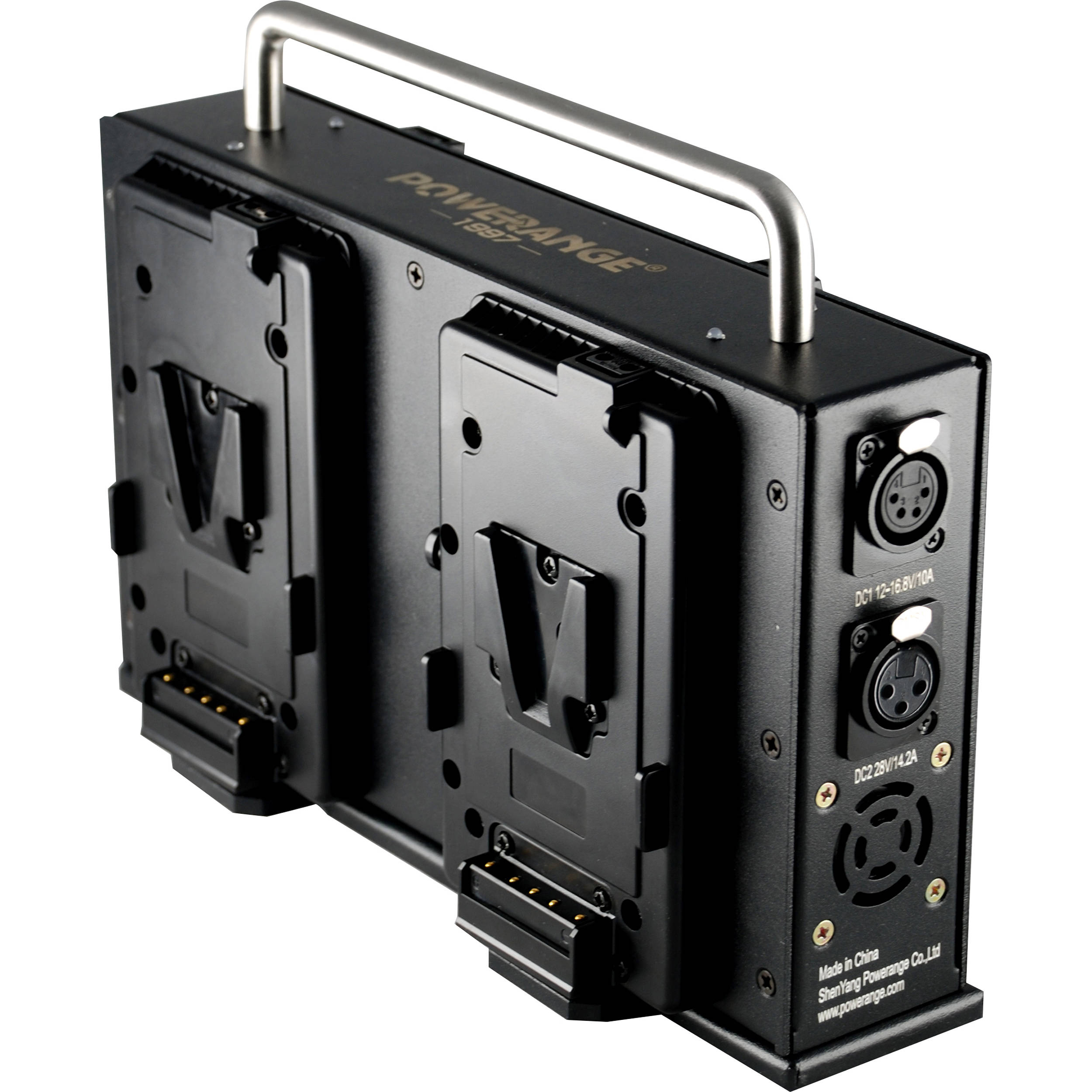 Powerange V-Mount SLIM Portable Simultaneous Quad Charger & 28V Power Station