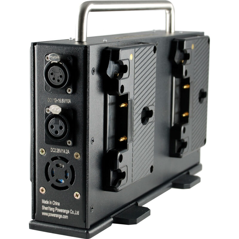 Powerange Gold-Mount SLIM Portable Simultaneous Quad Charger & 28V Power Station