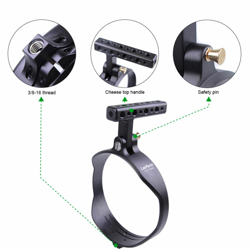 LanParte Lens Collar Carry Handle for ARRI 45-250mm - Image 8