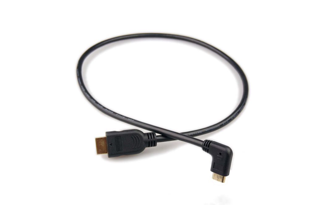 Lanparte HDMI cable with 90 degree connector