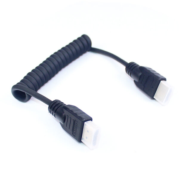Coiled HDMI Cable