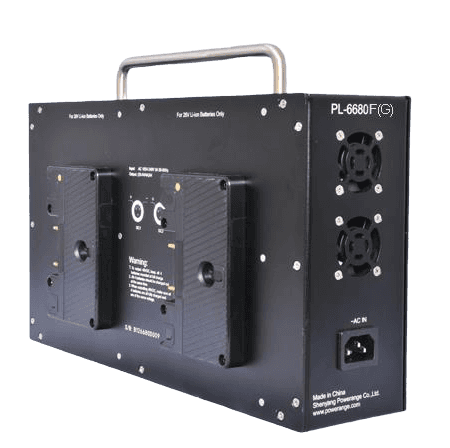 POWERANGE 4A Quad Fast Charger for Gold-mount 28V Batteries with 48V/28VDC Output