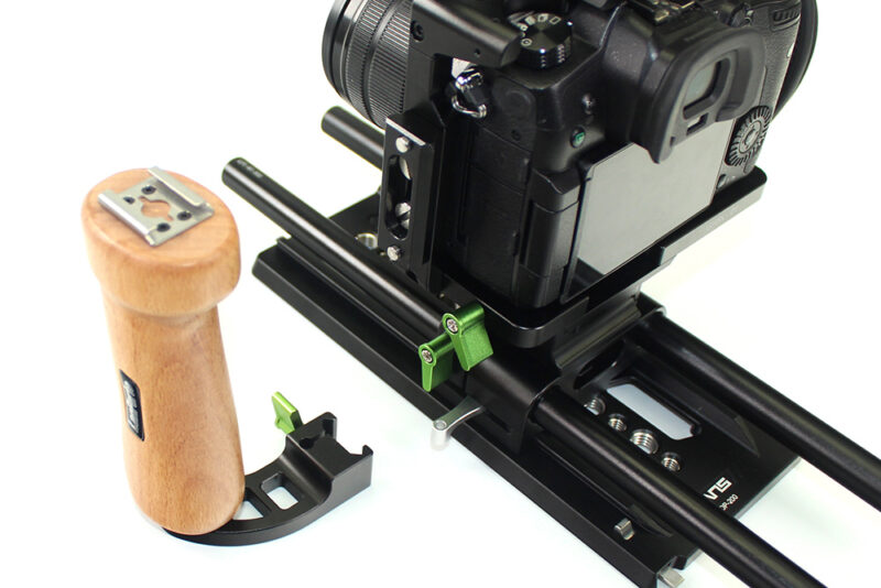 Wooden left handle with nato rail for cage - Image 4