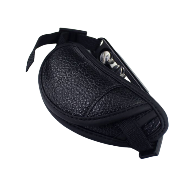 Camera cage grip strap