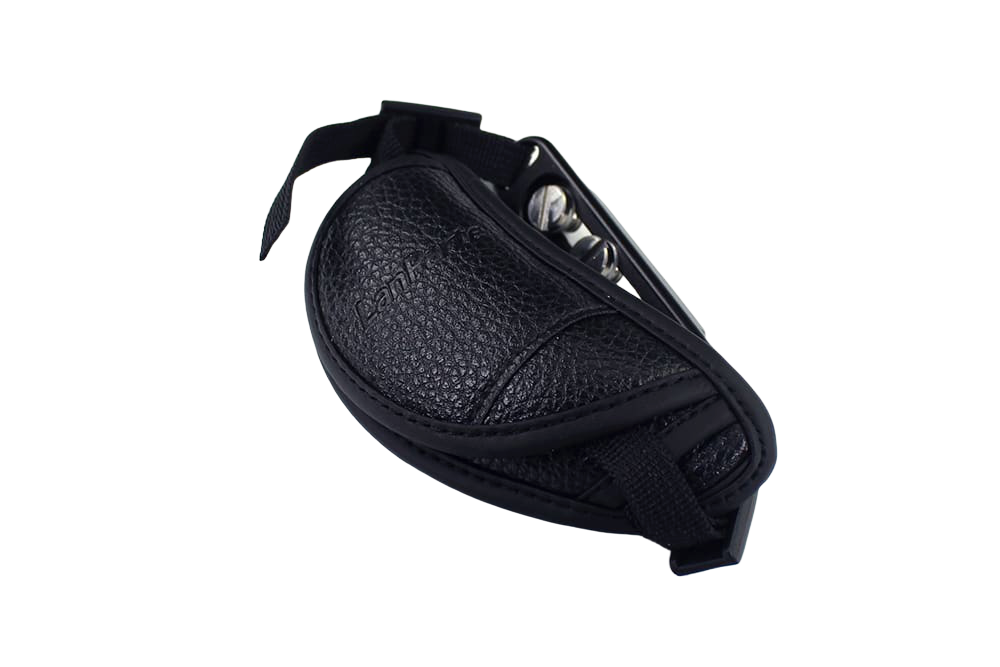 Camera cage grip strap