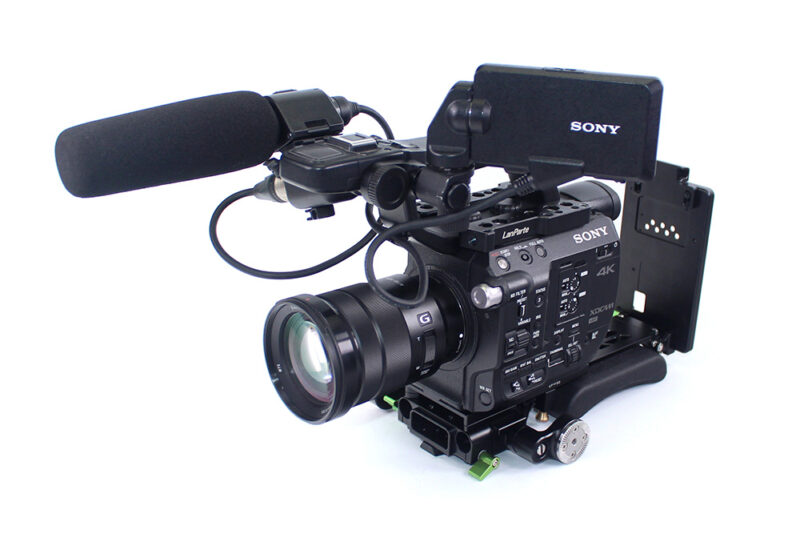 LanParte Bottom Dovetail Plate for FS5 Series Camera with VMS-02 Shoulder Support - Image 2