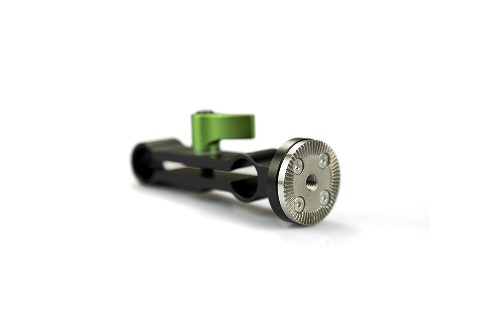 Lanparte Arri Rosetter Lock Threaded hole with Double Rod Clamp