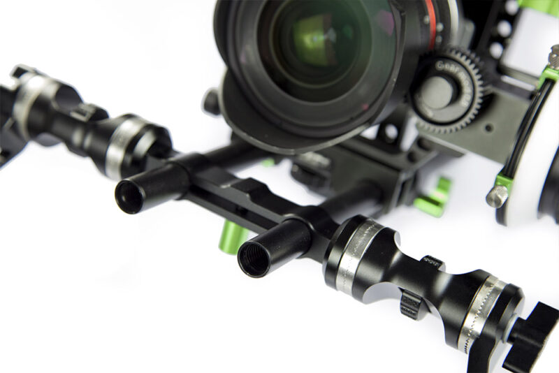 Lanparte Double Arri Rosetter Lock Threaded hole with Double Rod Clamp - Image 2