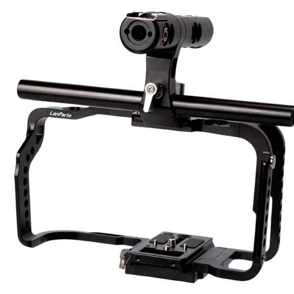 Lanparte BMPCC 6K/4K camera full cage with Manfrotto 501 quick release plate