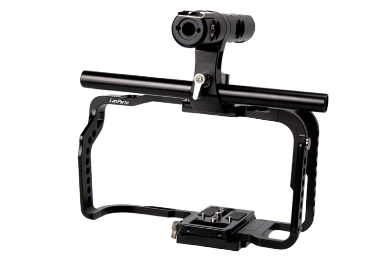 Lanparte BMPCC 6K/4K camera full cage with Manfrotto 501 quick release plate
