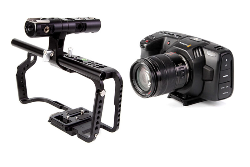 Lanparte BMPCC 6K/4K camera full cage with Manfrotto 501 quick release plate - Image 3
