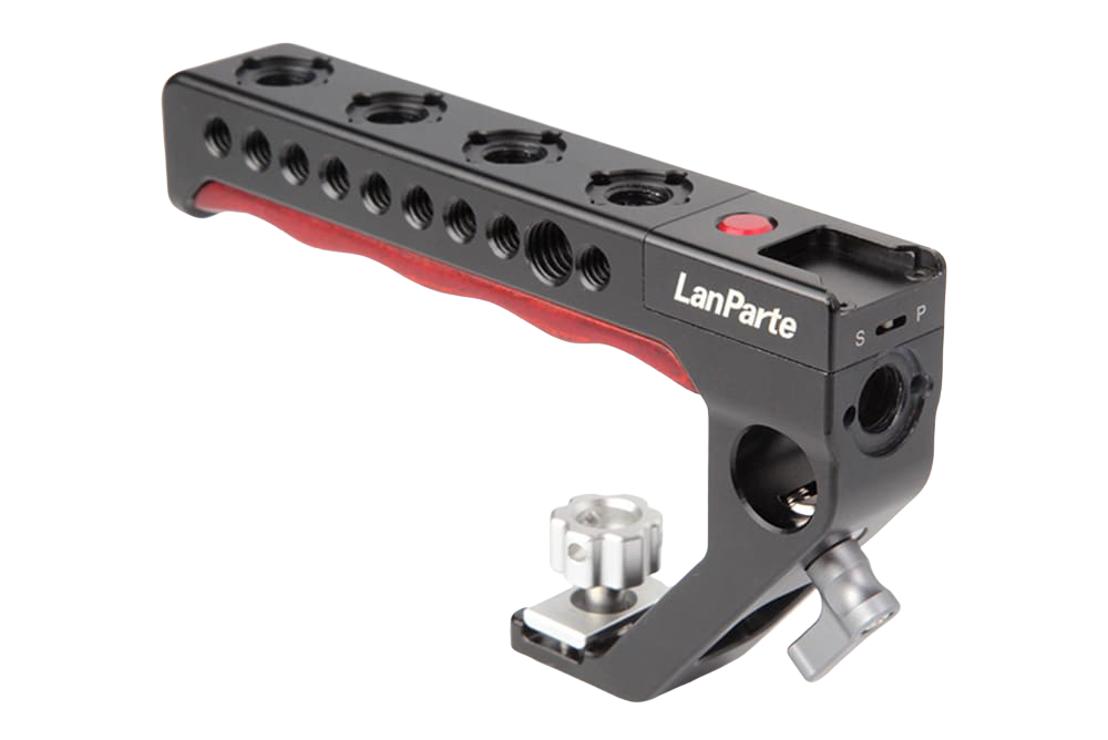 LanParte LANC REC top handle with Arri Locator