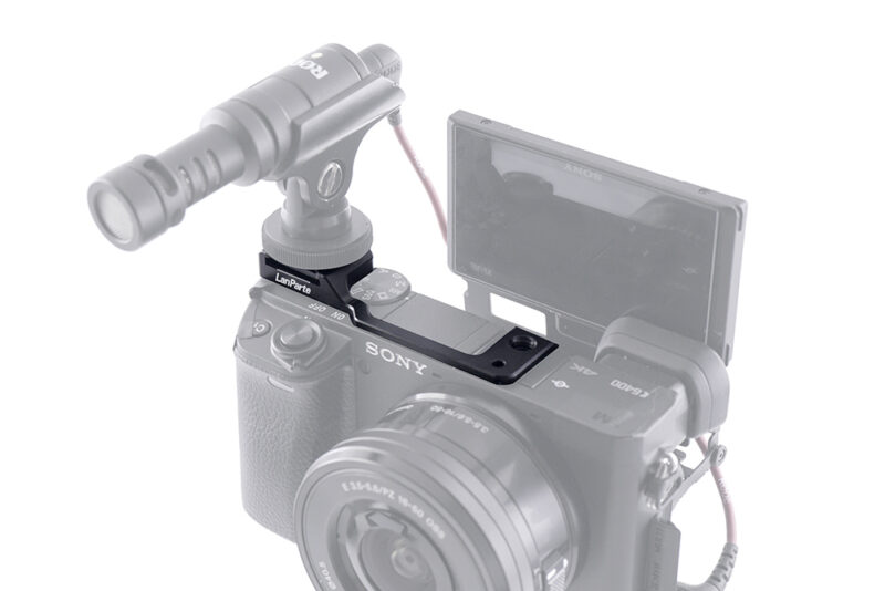 LanParte Sony A6400 cold shoe offset mount