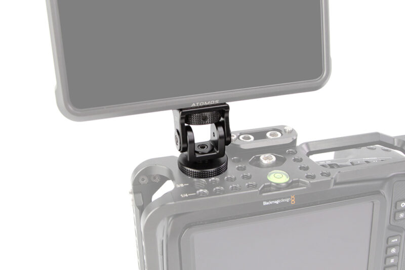 LanParte Monitor Rotation Bracket with Cold Shoe Mount