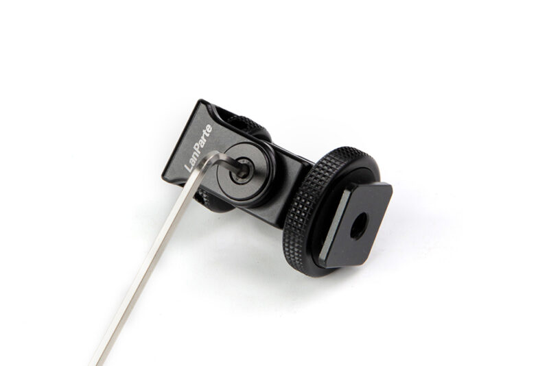 LanParte Monitor Rotation Bracket with Cold Shoe Mount - Image 4