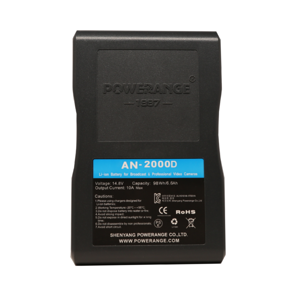 Powerange 98Wh TSA-Friendly Lithium-Ion Gold-Mount Battery