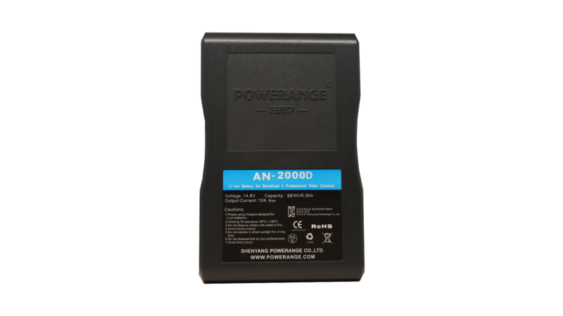 Powerange 98Wh TSA-Friendly Lithium-Ion Gold-Mount Battery