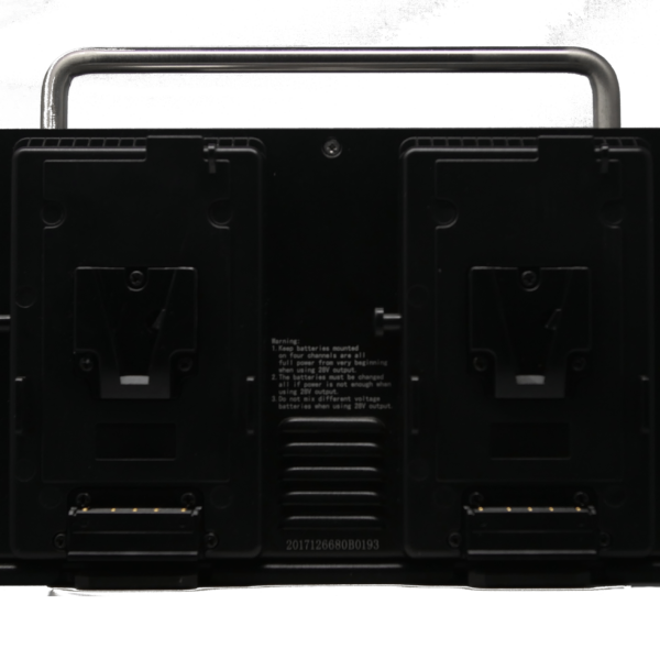 POWERANGE 4A Quad Fast Charger for V-mount 26V Batteries with 48VDC Output