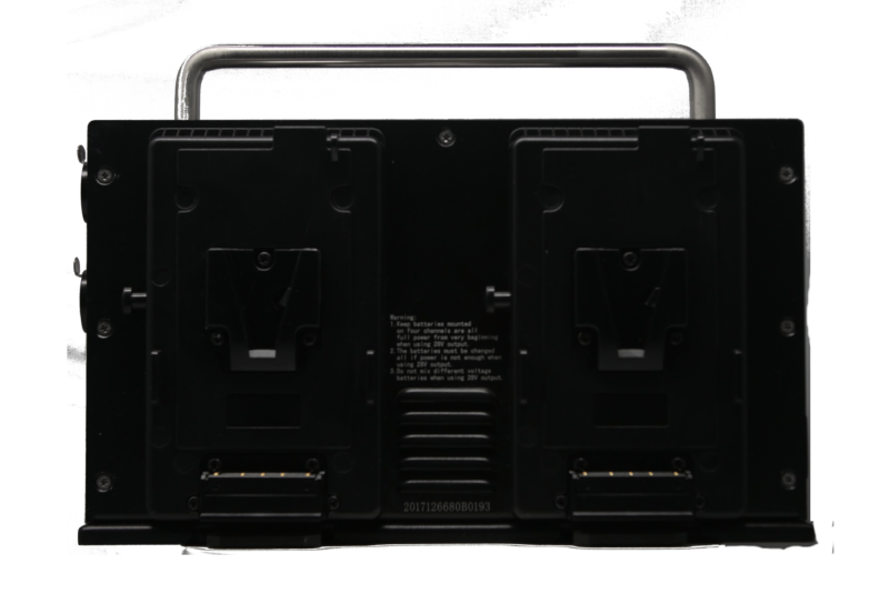 POWERANGE 4A Quad Fast Charger for V-mount 26V Batteries with 48VDC Output