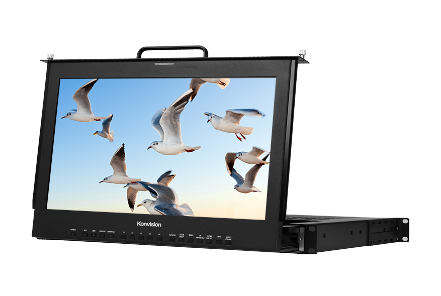 Konvision KFM-1760D 17" 1RU Color Grading Drawer Monitor