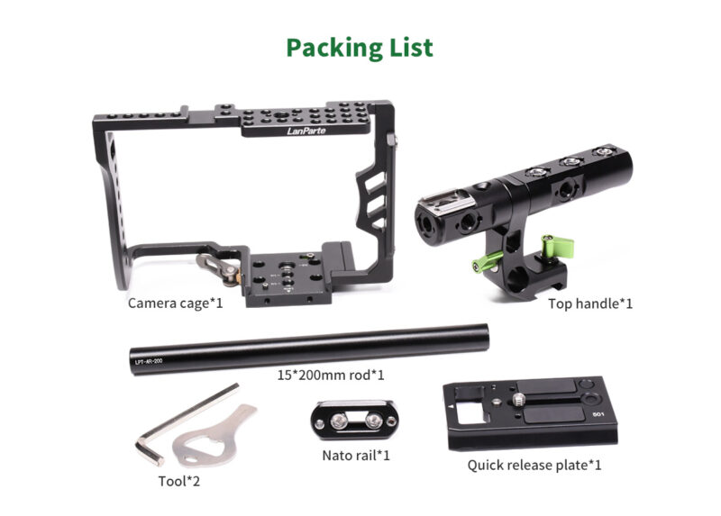LanParte Universal Camera Cage with Top Handle - Image 7