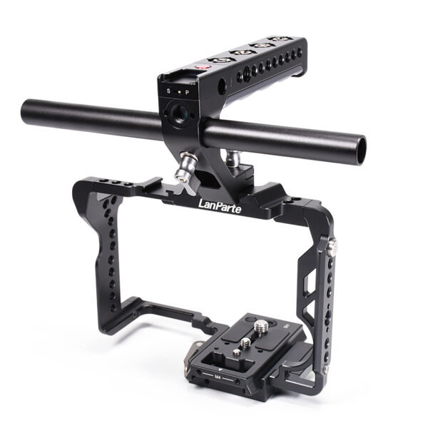 LanParte Panasonic S1H camera cage with R/S LANC top handle