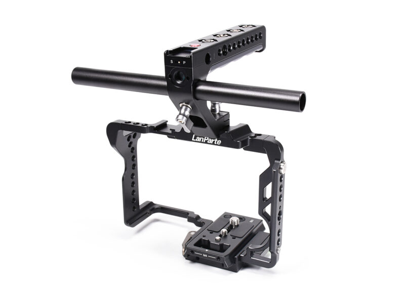LanParte Panasonic S1H camera cage with R/S LANC top handle