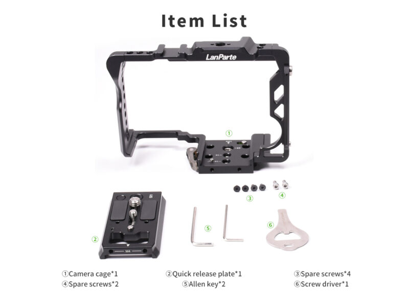 LanParte Panasonic S1H Camera Cage(Cage only) - Image 6