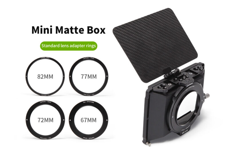 Lanparte Mini Matte Box with Single 4 x 5.65" Filter Slot - Image 2