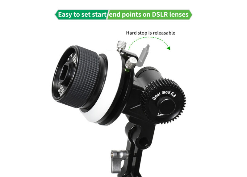 Lanparte Mini Follow Focus with Deployable Hard Stop - Image 3