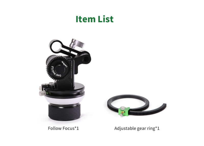 Lanparte Mini Follow Focus with Deployable Hard Stop - Image 6
