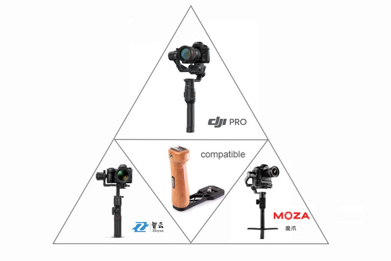 Lanparte Side handle for DJI Ronin-S Ronin-SC  ZHIYUN Crane 2/3 Weebills Feiyu Moza gimbal - Image 4