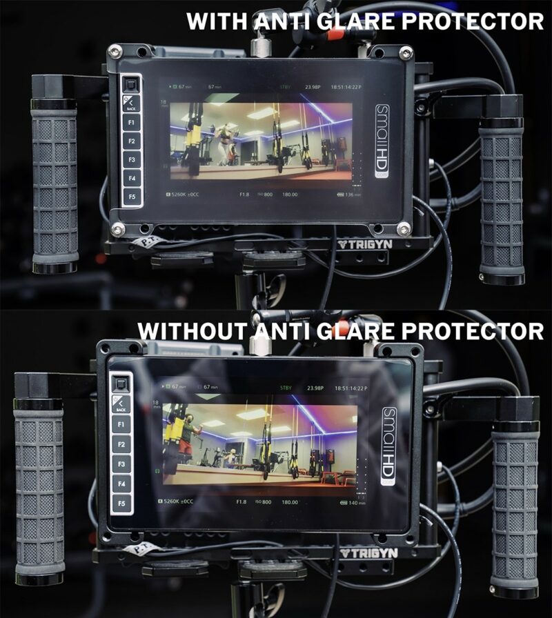 TRIGYN SmallHD 703, 703 Ultra Bright, Bolt 703 Daylight Anti Glare Impact Protection Scratch Resistant Acrylic Screen Protector Sold Without Screws or Monitor Best for Operators - Image 6