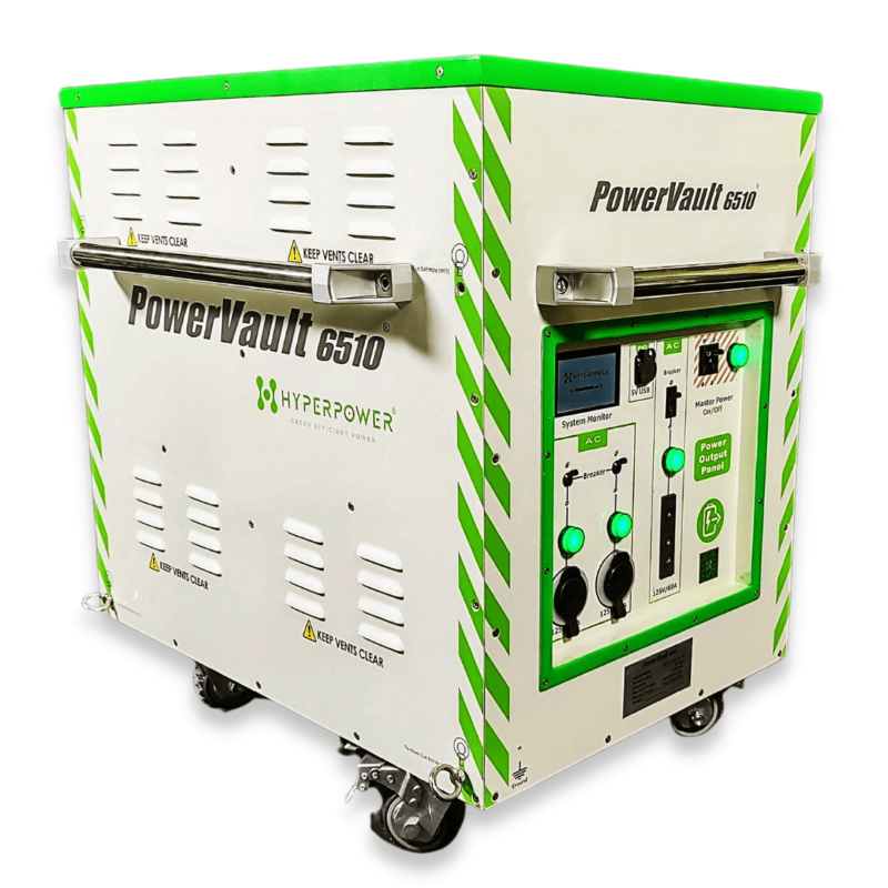 HYPERPOWER PowerVault 6510, 6.5KW, 10KWh, Portable Battery Power Generator - Image 3