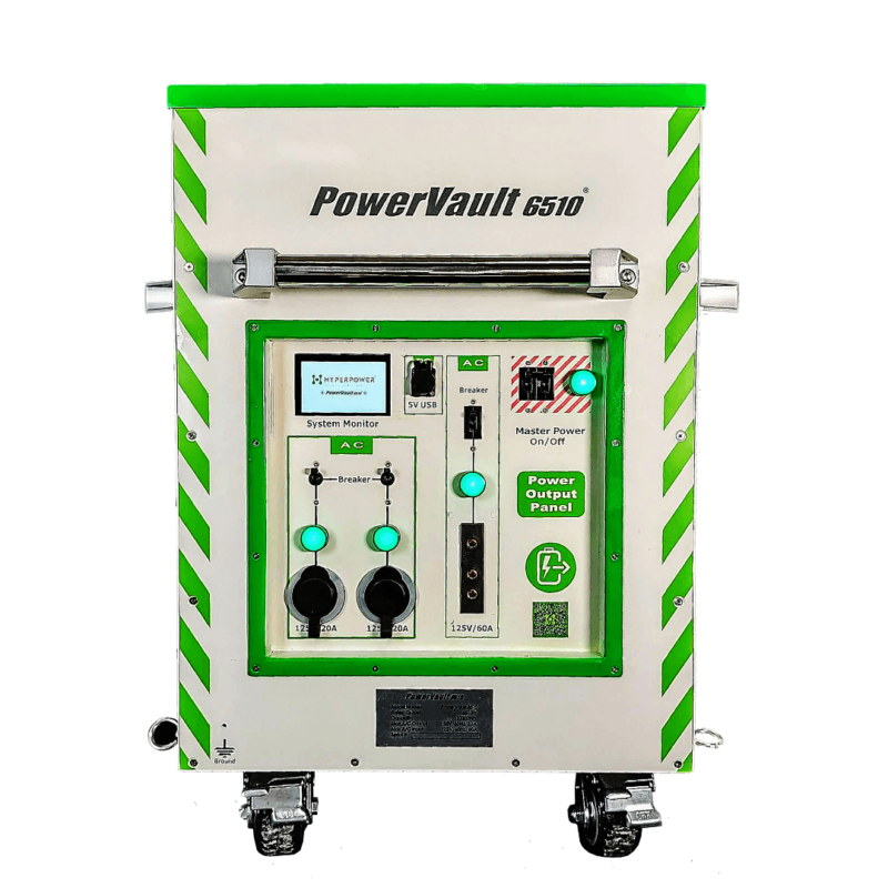 HYPERPOWER PowerVault 6510, 6.5KW, 10KWh, Portable Battery Power Generator - Image 2