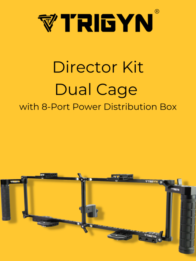 MONITOR CAGE: TRIGYN Director Kit Dual Cage with 8-Port Power Distribution Box