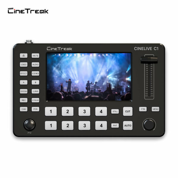 CINETREAK Cinelive C1 4xHDMI Video Switcher with 5" LCD Screen for Live Streaming