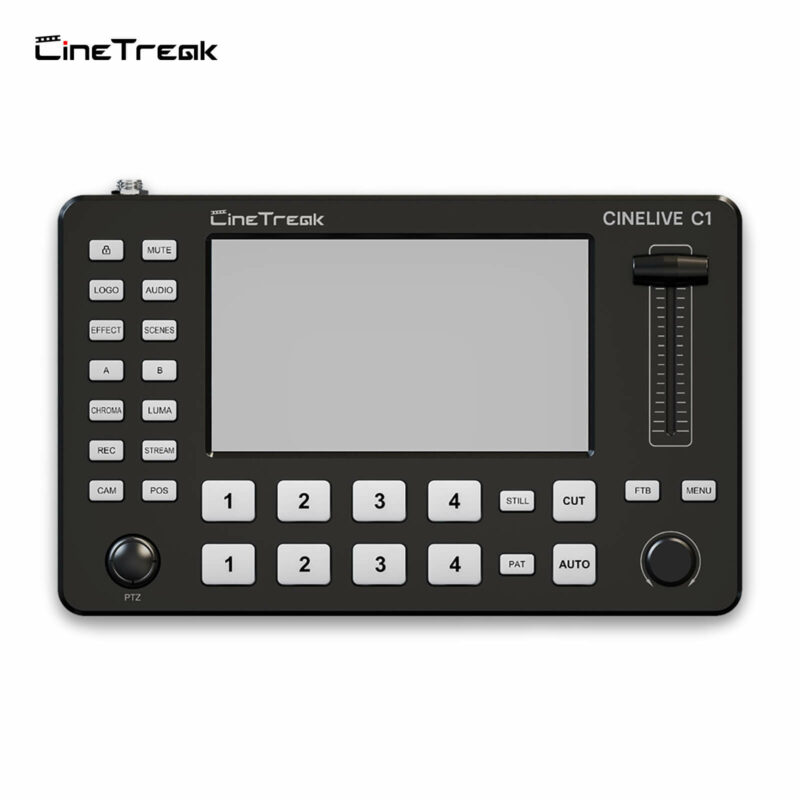 CINETREAK Cinelive C1 4xHDMI Video Switcher with 5" LCD Screen for Live Streaming - Image 2