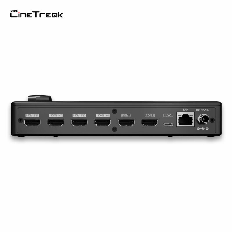 CINETREAK Cinelive C1 4xHDMI Video Switcher with 5" LCD Screen for Live Streaming - Image 4