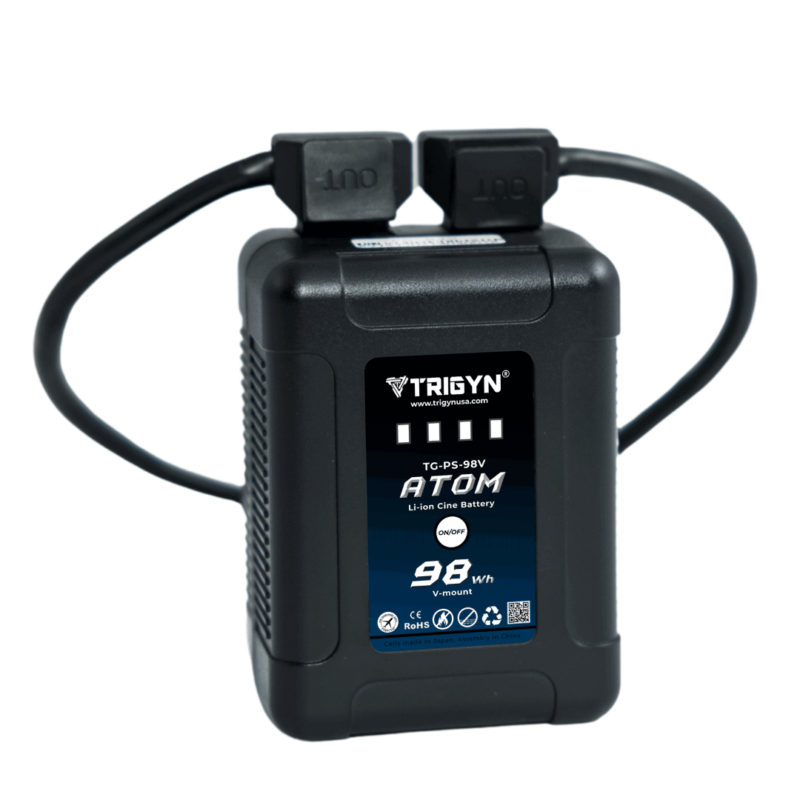 TRIGYN ATOM Pocket-Series 98Wh V Mount Mini Cine Rechargeable Li-ion Battery  TSA Safety On-Board Compliant - Image 3