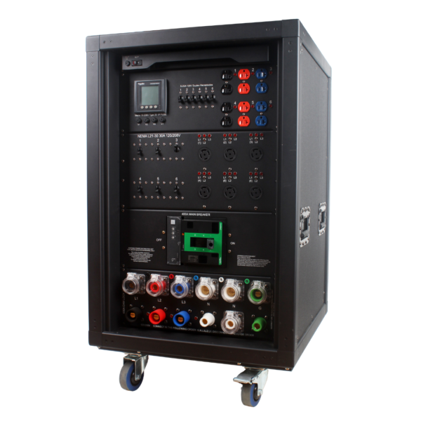 HYPERCORD HYPERRACK 400A 120V/208V 18U Power Distribution Rack